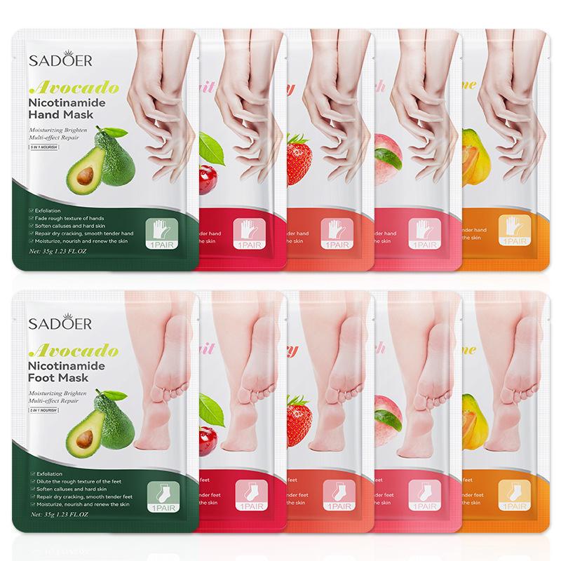 Foot Spa - 1 Çift SADOER Meyveli Ayak Maskesi