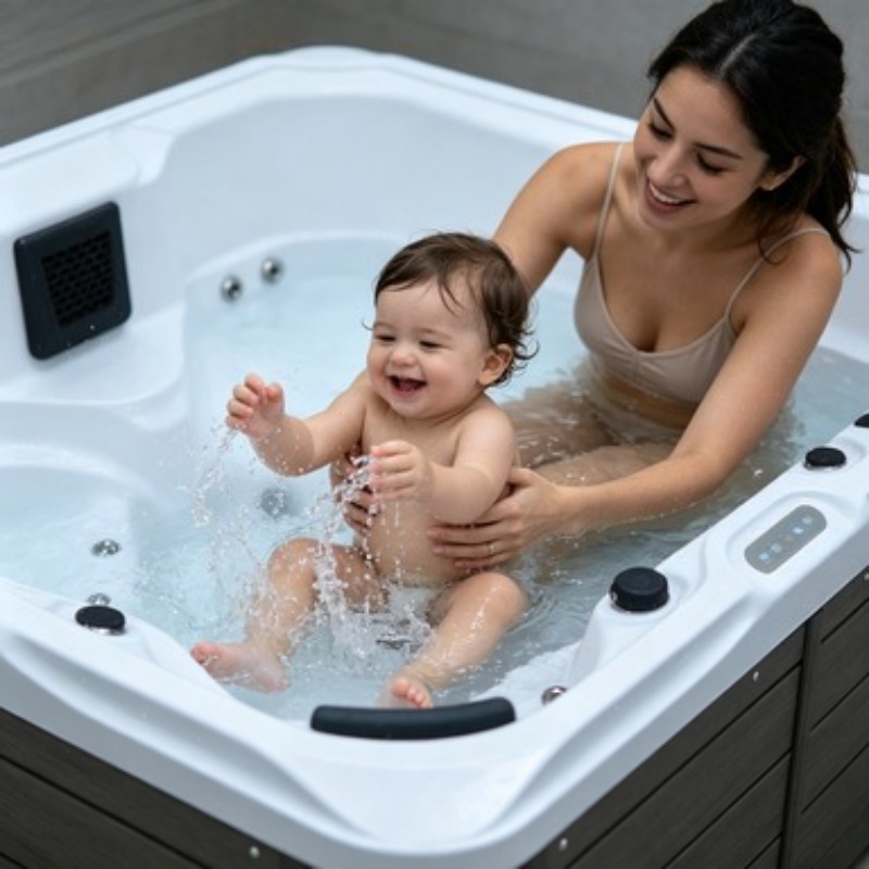 Hot Tub - Akrilik Jakuzili Masajlı Açık Hava 3