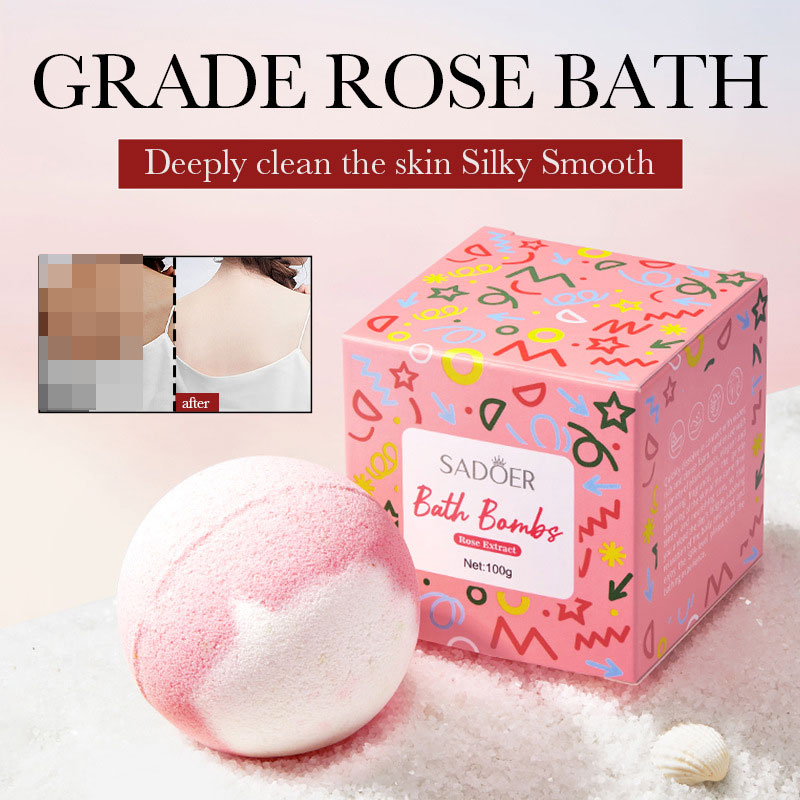 Bath Salts - Tuz Topu SADOER Gül Banyo Topu