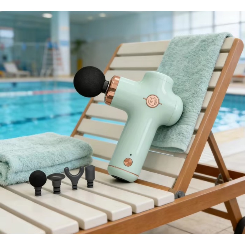 Massage Gun - 4 Masaj Başlıklı El Tipi Mini