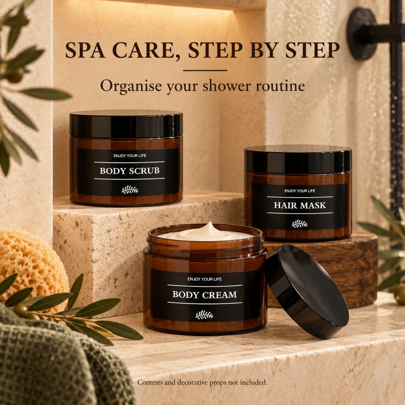 Etiketli Banyo Saklama Kapları - Bath Salts incelemesi ve fiyatı