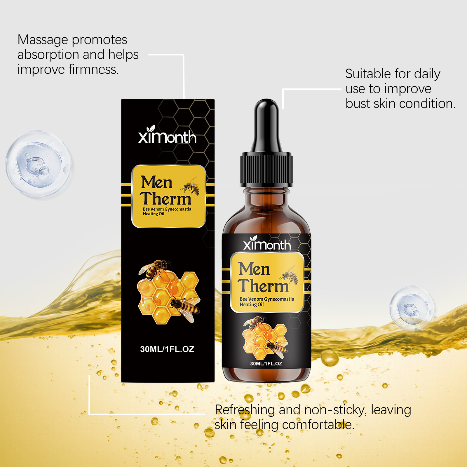 30 ml Erkek Göğüs Şekillendiri - Body Oil incelemesi ve fiyatı