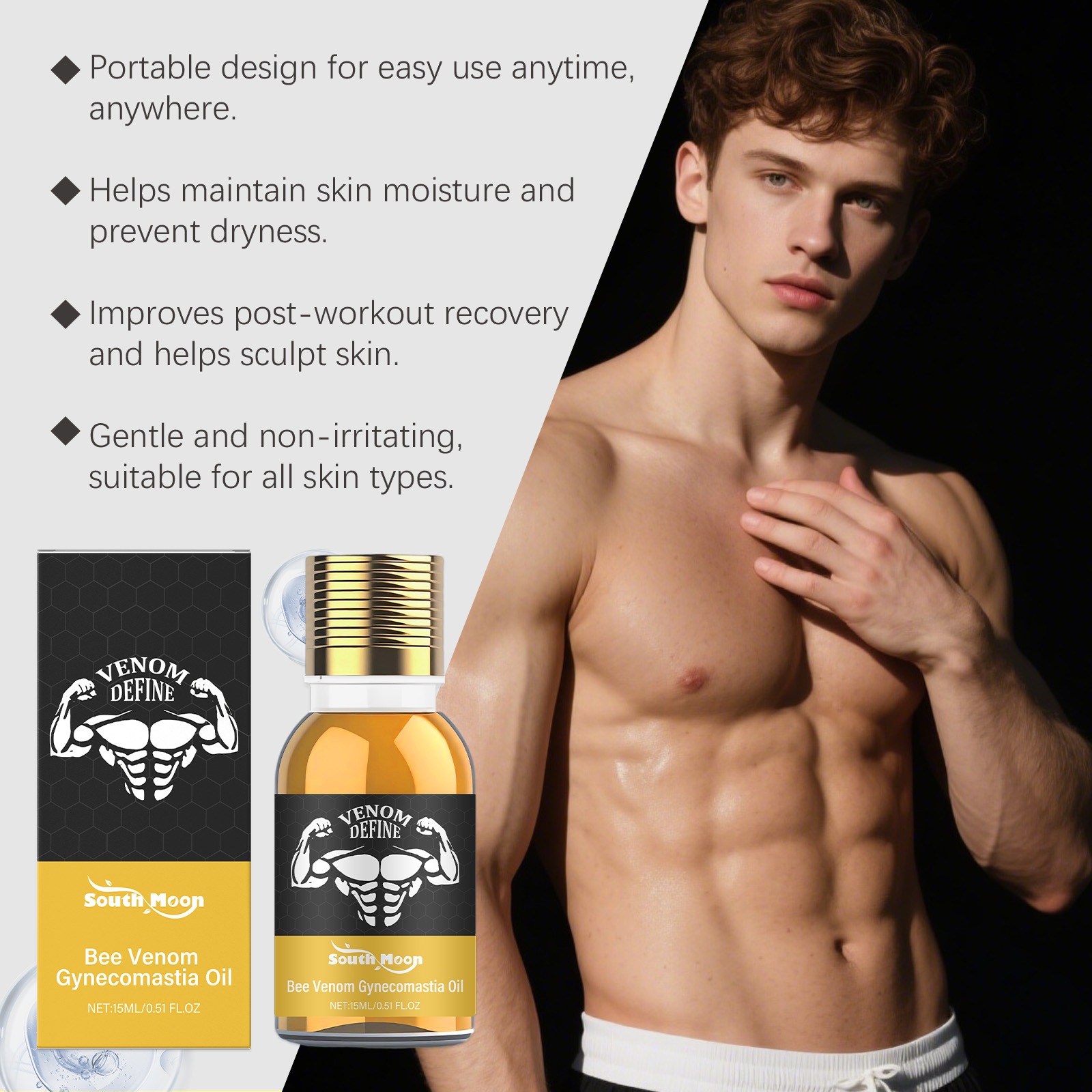 Arı Zehiri Erkekler İçin Jinek - Body Oil incelemesi ve fiyatı